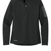 Eddie Bauer Ladies 1/2-Zip Performance Fleece - Black