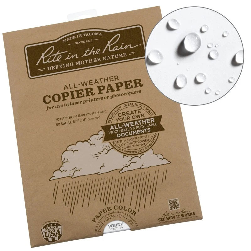Rite in the Rain White Copier Paper 11x17 - 200 Sheets