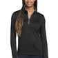 Nike Ladies Dri-Fit Stretch 1/2-Zip Cover-up