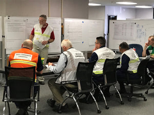 Area Command | Meeting Room Kit with Agendas & ML Kishigo Vests with Titles
