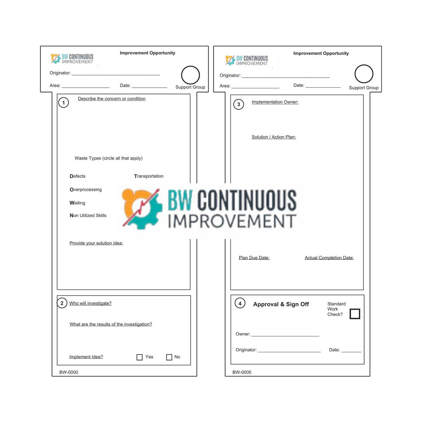 BW Converting Custom T-Cards