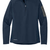 Eddie Bauer Ladies 1/2-Zip Performance Fleece - Navy Blue