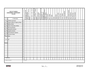 ICS-235 Facility Needs Assessment Form