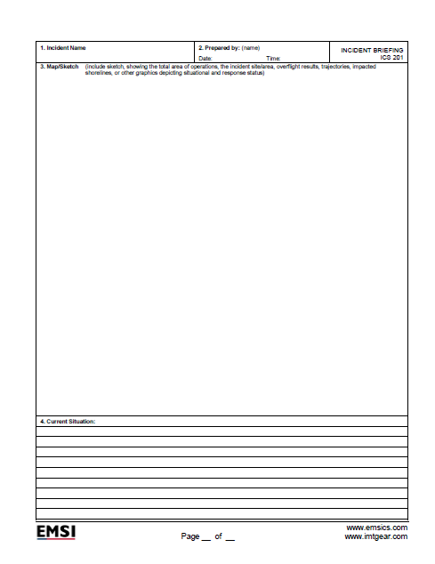 ICS Form 11"x17" Notepads