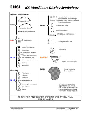 ICS Map/Chart Display Symbology Poster