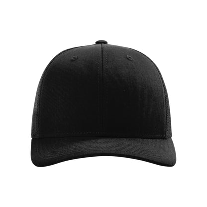 Richardson 112 Trucker Hat with Custom Leather NEST Logo Patch