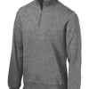 Sport-Tek Tall 1/4-Zip Sweatshirt - Heather Gray